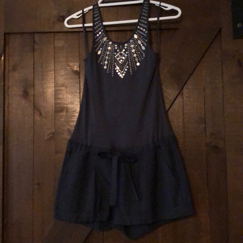 Gorgeous BCBG navy romper XS